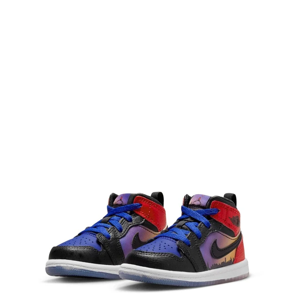 Nike Air Jordan 1 Mid SS DX4377-400 Sneaker Toddler 6 Multi Casual Shoes RHS9255